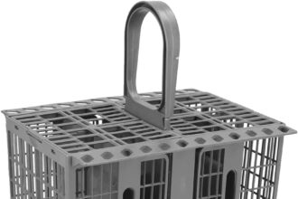 Cestello per Posate da Lavastoviglie Compatibile con Hotpoint, Indesit, Whirlpool Gray