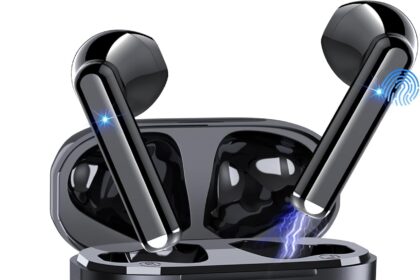 AI Cuffie Traduzione, Bluetooth 5.4 Traduttore Istantaneo Vocale con 164 Lingue, Auricolari di Traduzione con 5 modalità, Codice di Autorizzazione Permanente, Cuffie Bluetooth per Viaggi/Affari