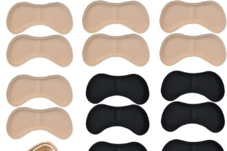 Cuscini per tallone Pad Heel,di cuscinetti per il tallone,8 paia comodi cuscinetti per il,soletta autoadesiva per la cura dei piedi per scarpe,impediscono ai di sfregare e scivolare