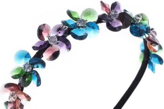 IYOU Brillantini Cristallo Fascia Scintillante Strass Multicolore Cerchietti per Capelli Vintage Compleanno Prom Matrimonio Accessori per capelli per Donne