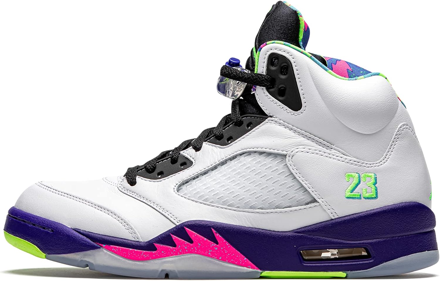 Jordan Nike Air 5 Alternate Bel Air (TD) DB3025-100, (Bianco/Corte Viola-Racer Rosa-)