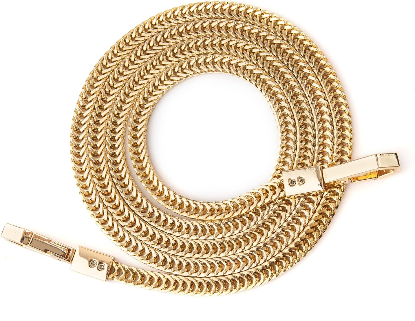 KIMI-HOSI Catena Borse Metallo 103cm Catena Ricambio Piatta Tracolla per Borsa Catene per Borsa Spalla Donna Borsetta Borsa - Accessori per Borse Oro