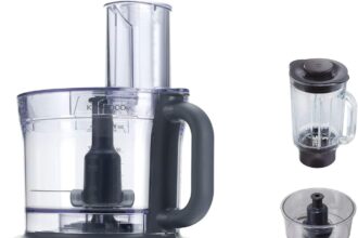Kenwood FDM790BA MultiPro Food Processor, Robot da Cucina con Frullatore e Bilancia, 1000 W, 3 Litri, Metallo Pressofuso, Argento