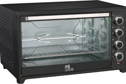 My Wave - Forno da Tavolo - Capacità di 60 L - Forno Elettrico con Potenza di 2000W - Ideale per Gratinare, Arrostire e Tostare - Controllo della Temperatura e Timer fino a 90 Minuti