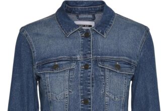 Noisy May Debra Denim Jacket Donna Giubbetto di jeans blu