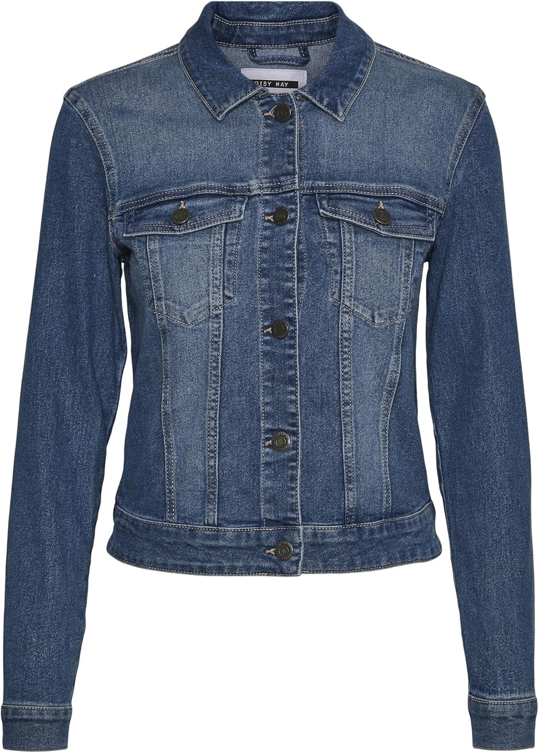 Noisy May Debra Denim Jacket Donna Giubbetto di jeans blu