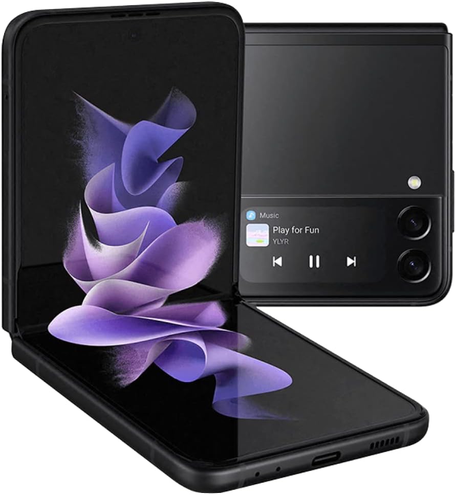 SAMSUNG Galaxy Z Flip3 5G, 128GB - Phantom Nero (Ricondizionato)