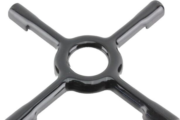 SPARES2GO Supporto Universale per Piano Cottura a Gas in Ceramica, Griglia per Moka Supporto (Piccolo 130 mm)