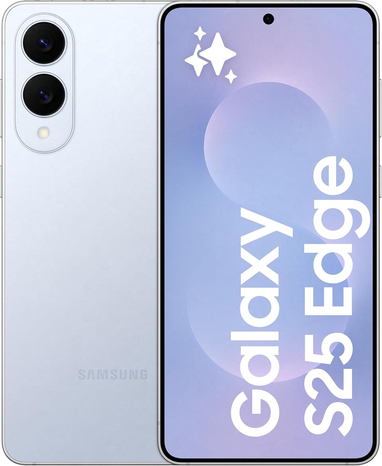 Samsung Galaxy S25 Edge, Smartphone AI, 3 anni di Garanzia del produttore, Display 6.7'' QHD+ Dynamic AMOLED 2X, Fotocamera 200MP, RAM 12GB, 256GB, 3.900 mAh, Titanium Icyblue [Versione italiana]