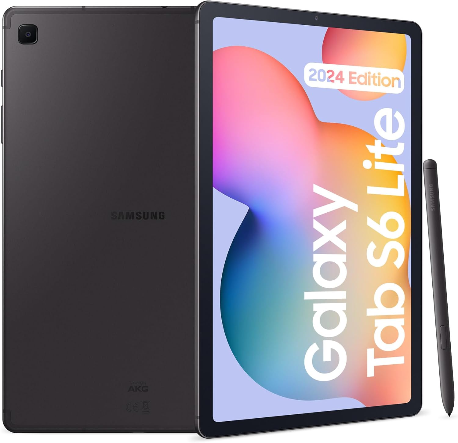 Samsung Galaxy Tab S6 Lite (2024), S Pen, Tablet, 10.4 Pollici Touchscreen LCD TFT, Wi-Fi, RAM 4 GB, 128 GB espandibili, Batteria 7040 mAh, Tablet Android 14 Oxford Gray [Versione italiana] 2024