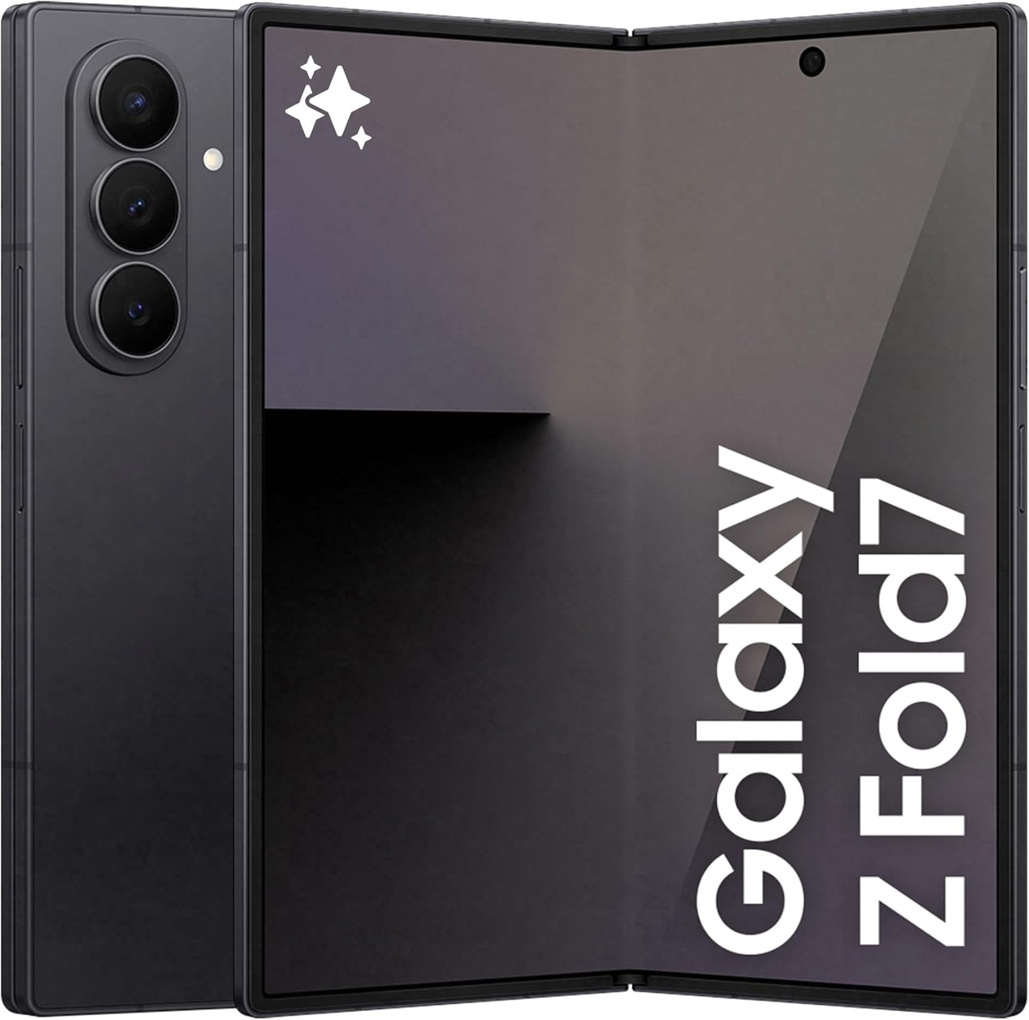 Samsung Galaxy Z Fold7 Smartphone AI pieghevole, 3 anni di Garanzia del produttore, RAM 12GB, 512GB, Display 6.5"/8", Camera 200MP, Batteria a lunga durata, Jetblack [Versione italiana]