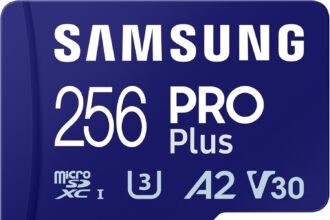 Samsung Memorie MB-MD256SA PRO Plus Scheda MicroSD da 256GB, UHS-I U3, Fino a 180 MB/s