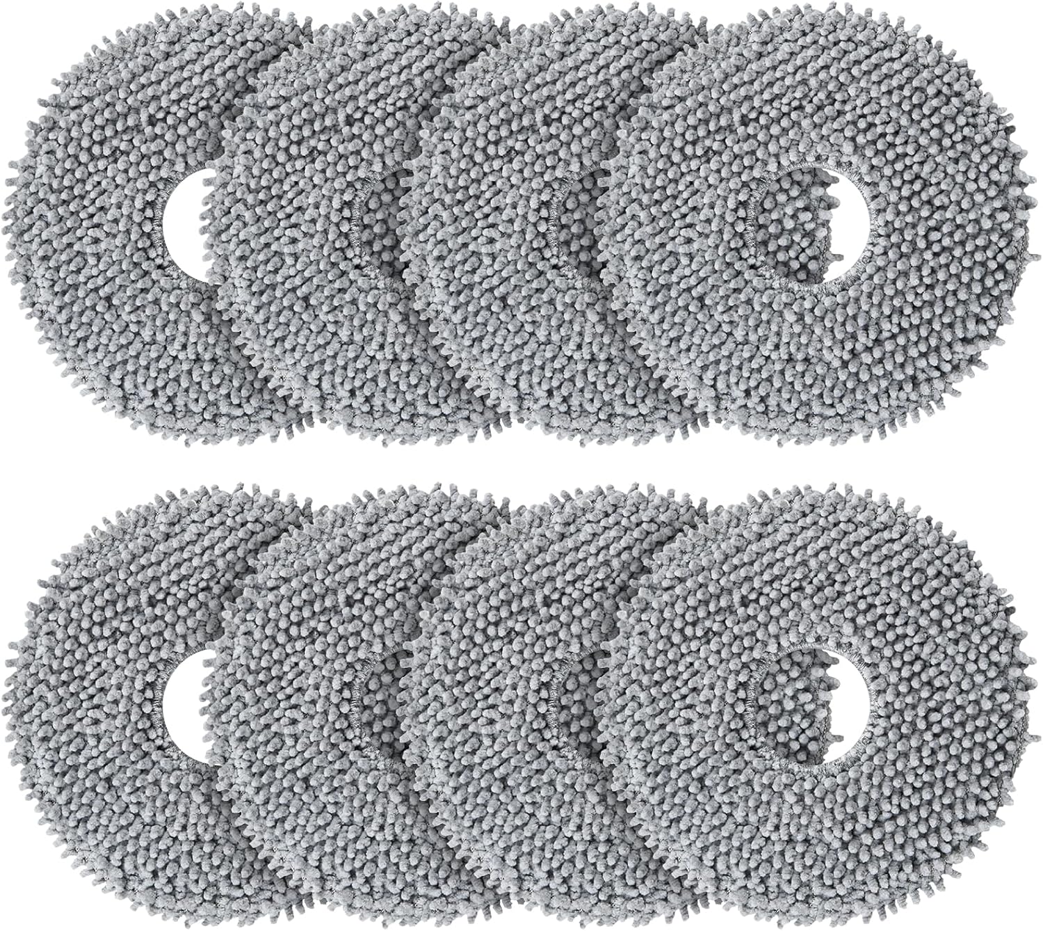 Set di 8 panni di ricambio per Roborock Saros 10R / Q Revo/Qrevo MaxV/Qrevo Master/Qrevo Slim/Qrevo Pro/Qrevo S/Qrevo Curve Robot Aspirapolvere Spin