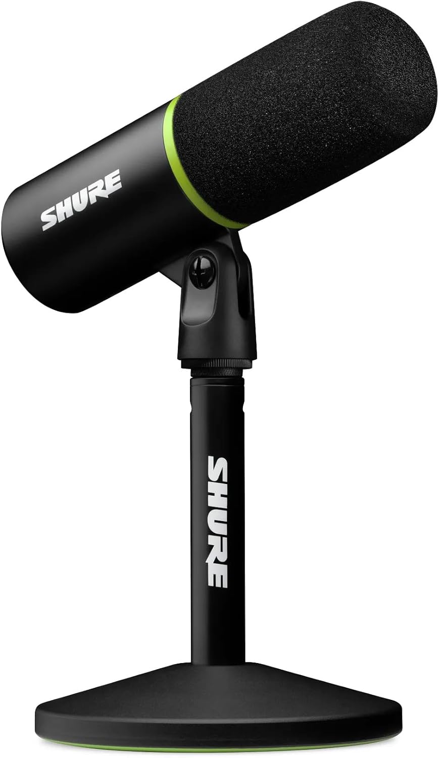 Shure MV6 Microfono da Gioco USB, USB-C, Microfono Dinamico, Auto Level Mode, Popper Stopper Digitale, per Giocatori PC e Streamer