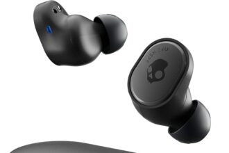 Skullcandy Auricolari Sesh Evo True Wireless Bluetooth, Resistenti A Sudore, Acqua e Polvere IP55, Fino a 24 Ore Di Autonomia Totale - Nero