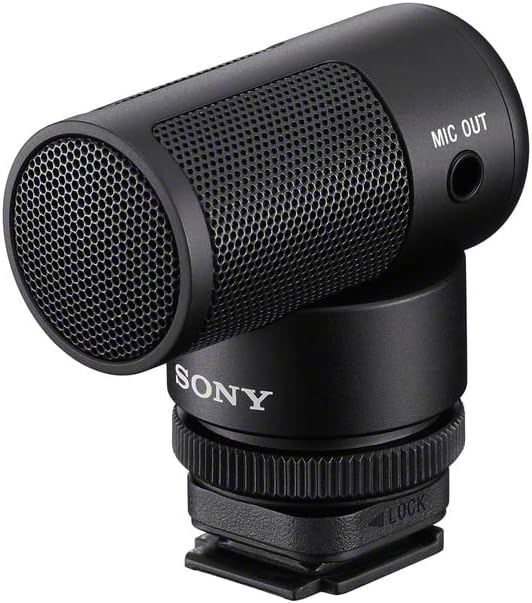 Sony Microfono Shotgun ECM-G1 (senza cavi e batteria), Nero