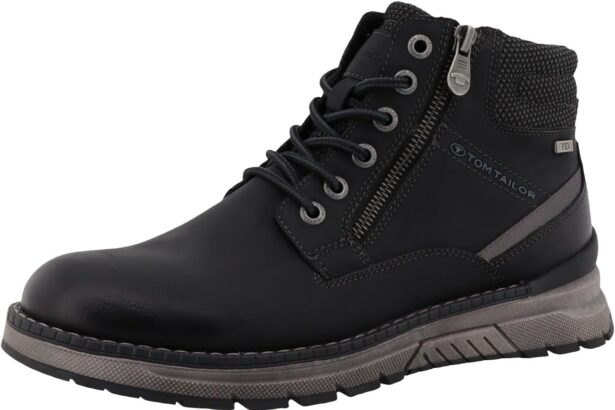 TOM TAILOR 8480020002, Stivali alla Moda Uomo