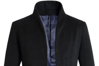 Vogstyle Uomo Sottile Caloroso Cappotto Invernale di Lana(XS-XL)