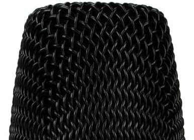 AKG P3s Microfono dinamico professionale per voce dal vivo con interruttore, schermo antivento integrato, connettore XLR placcato oro 24 carati, design robusto - Nero