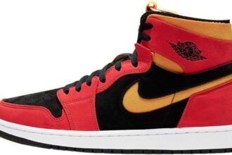 Jordan Uomo 1 Zoom Air CMFT Chile Rosso Nero/Cile Rosso-Bianco (CT0978 006) -, (Nero/Cile Rosso-bianco), 41 EU