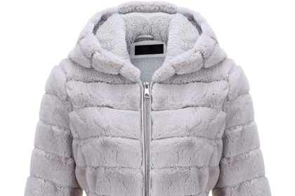 BELLIVERA Cappotto in Pile in Pelliccia Sintetica Donna Autunno Inverno Giacca in Sherpa Caldo e Soffice con Cappuccio
