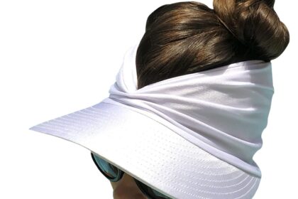 Baynetin Donna Cappello Visiera Pieghevole Berretto Estivo Tesa Larga UPF 50+ Protezione UV Asciugatura Rapida Cappello Sportivo da Spiaggia