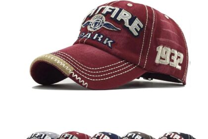TRABIG Berretto Uomo con Visiera Stile retrò Traspirante, Cappellino Donna con Visiera Unisex Ricamo, Cappello Unisex Eestivo Design del Bordo del Cappello alla Moda, Cappellino - 54-60cm