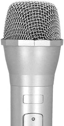 Boland 30846 - Microfono Popstar argento, 23,5 cm, microfono per karaoke, manichino per costumi di carnevale, accessori per costumi, accessorio per carnevale e karaoke