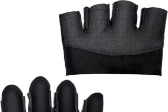Bremorou Guanti da sollevamento da palestra per donne Guantes Para Gym Mujer Minimal Workout Short Micro Weight Grip Pads Fitness Guanti a mano nuda per sollevamento pesi