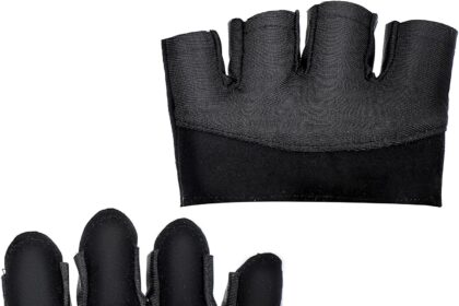 Bremorou Guanti da sollevamento da palestra per donne Guantes Para Gym Mujer Minimal Workout Short Micro Weight Grip Pads Fitness Guanti a mano nuda per sollevamento pesi
