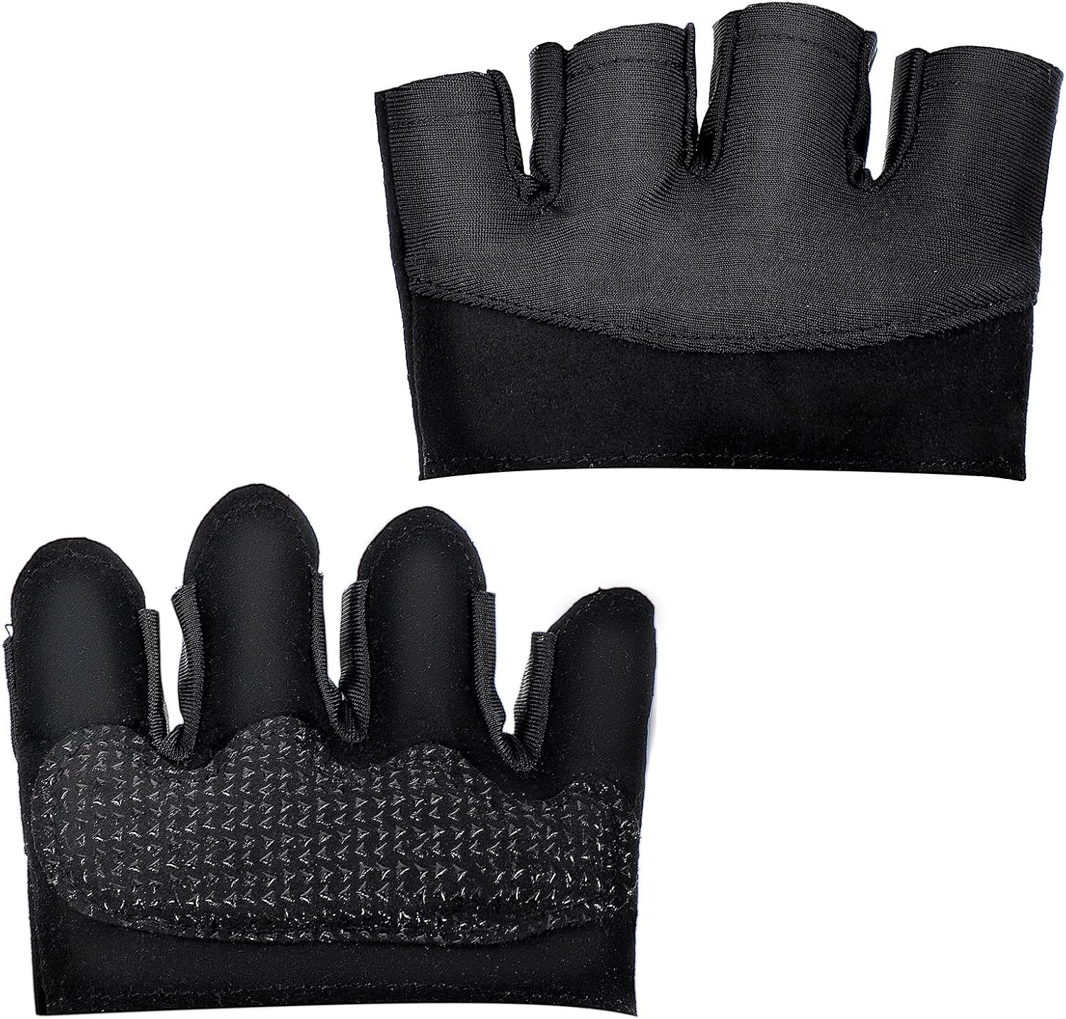 Bremorou Guanti da sollevamento da palestra per donne Guantes Para Gym Mujer Minimal Workout Short Micro Weight Grip Pads Fitness Guanti a mano nuda per sollevamento pesi