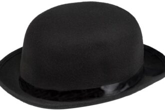Boland - Cappello a melone, taglia unica per adulti, cappello, copricapo, costume, carnevale, festa a tema