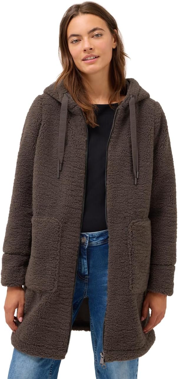 Cecil Cappotto Teddy con Cappuccio Donna