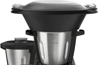 Cecotec Robot di Cucina Multifunzione Mambo 11090 Habana. 1600 W, 37 Funzioni, APP, bilancia, caraffa antiaderente Habana e caraffa da 3,3 litri in acciaio inox, ricettario e accessori