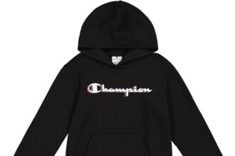 Champion Legacy Boy - Big Logo Hoodie Felpa con Cappuccio Bambini e Ragazzi (Pacco da 1)