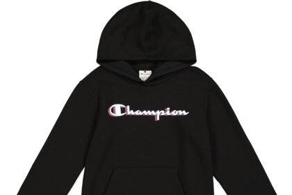 Champion Legacy Boy - Big Logo Hoodie Felpa con Cappuccio Bambini e Ragazzi (Pacco da 1)