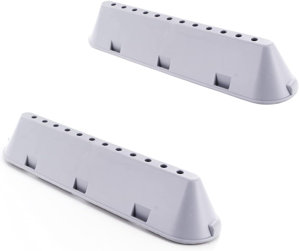 DL-pro 22,5 x 5,3 x 4 cm per Indesit C00533119 C00268109 Whirlpool Bauknecht 482000023096 - Trasportatore a coste, 12 fori per lavatrice, lavasciuga (2 pezzi)