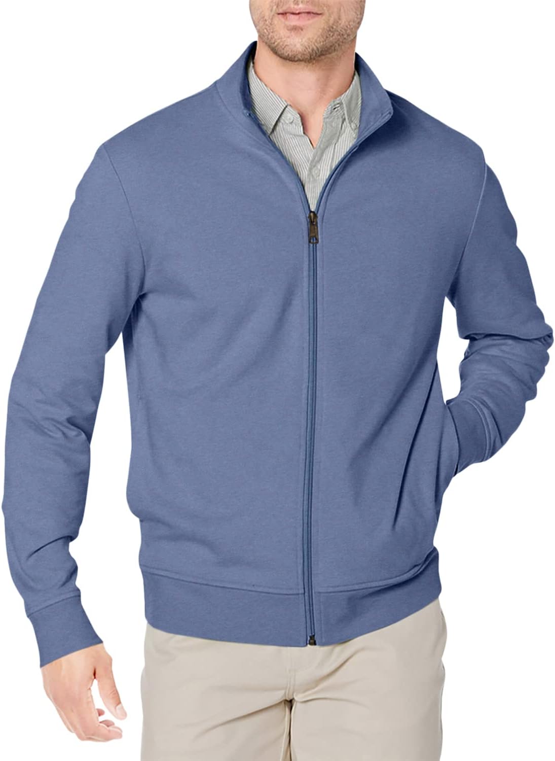 Amazon Essentials Felpa con Collo a Lupetto con Cerniera Integrale Uomo
