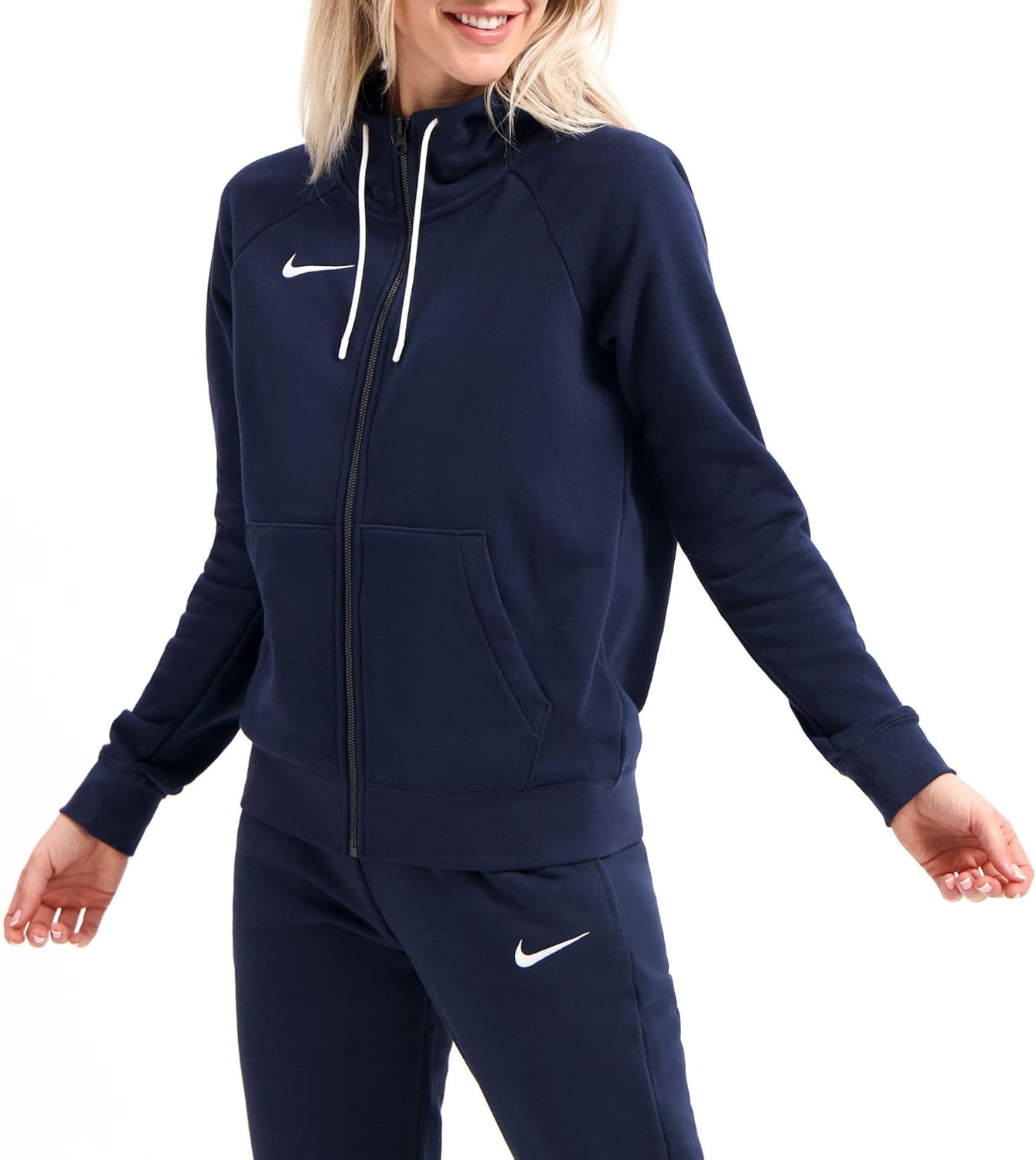 Nike Women's W Nk FLC Park20 Po Hoodie Jacket Sweatshirt