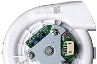 Chuancheng Filtro motore Xiaomi Roborock S50 S51 S55 ventilatore motore durevole compatibile con Xiaomi Roborock S50 S51 S55 argento/grigio chiaro