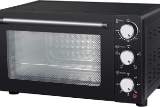 Melchioni Family | Forno Elettrico Ventilato ENJOY 24, Capacità 24 litri, 1200W, Multicottura con Timer 60 Minuti, Termostato Regolabile fino a 230° C