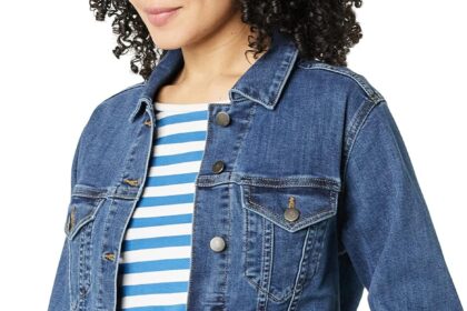 Amazon Essentials Giacca in Jeans (Taglie Forti Disponibili) Donna