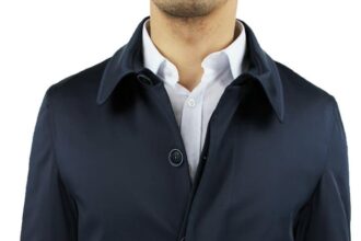 Giaccone Soprabito Uomo Blu Scuro Invernale Casual Elegante Giacca Trench Nuovo Sartoriale