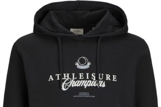 JJ REBEL Sweat Hood Jrebgrant-Felpa con Cappuccio Uomo