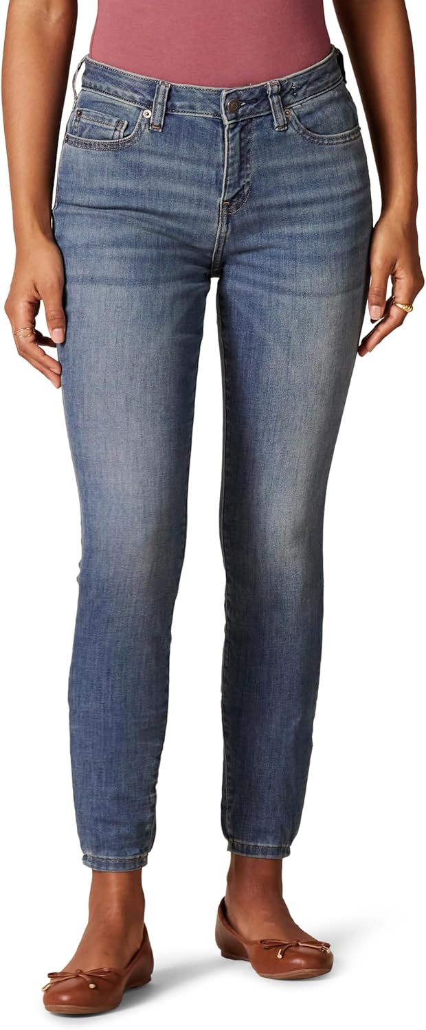 Amazon Essentials Jeans Skinny Curvy a Vita Media - Colori Fuori Produzione Donna