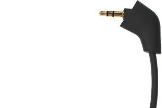 sciuU Microfono Boom Mic compatibile con Kingston HyperX Cloud, Cloud X, Cloud II Cuffie Gaming, per PS4 XBox Nintendo Switch Computer PC, Jack da 3,5 mm con Cancellazione del Rumore, Nero