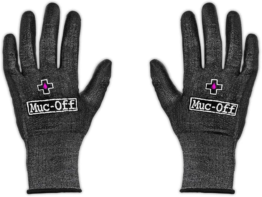 Muc-Off Guanti da Lavoro Mechanics Gloves, Medium - Guanti Lavoro Senza Lattice per Manutenzione Bici e Moto - Guanti Antitaglio Lavabili in lavatrice