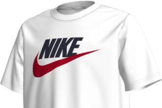 Nike B NSW Tee Futura Icon TD T-Shirt Bambino
