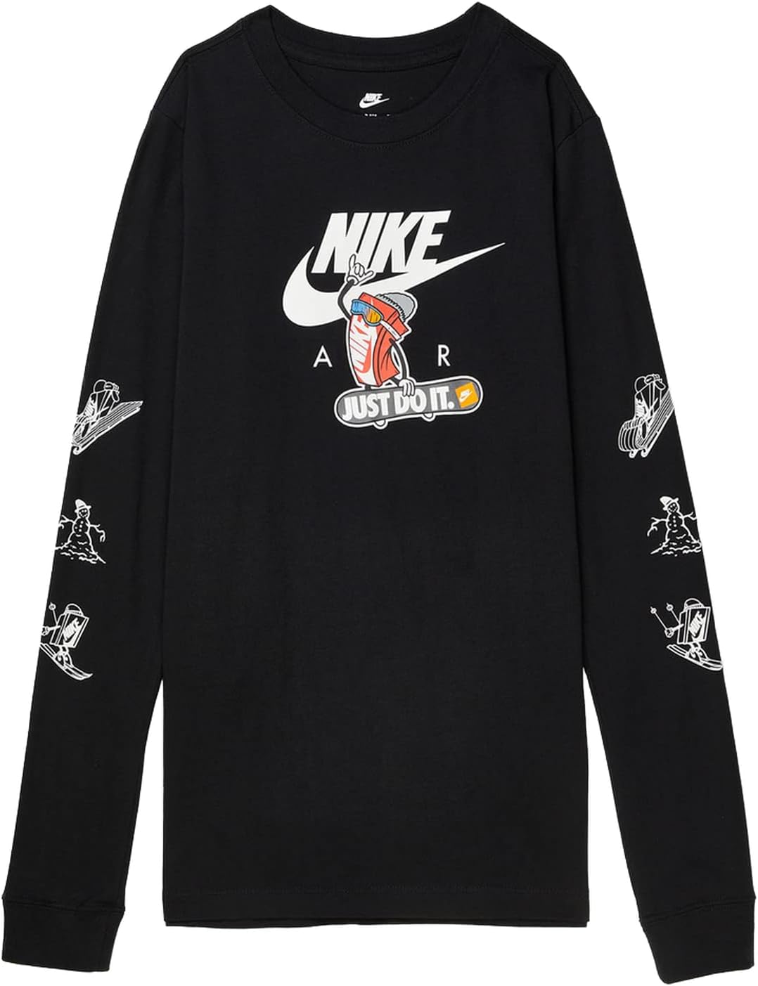 Nike U NSW LS Tee Boxy Ho22 T-Shirt Unisex - Bambini e Ragazzi
