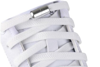 Olukssck 2 Paia Elastici Lacci con Chiusura in Metallo, No Tie Lacci delle Scarpe Lacci Senza Nodo per Scarpe da Ginnastica,Scarpe da Corsa, Scarpe Casual(100cm)